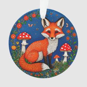 Ornamento Raposa de desenho animado