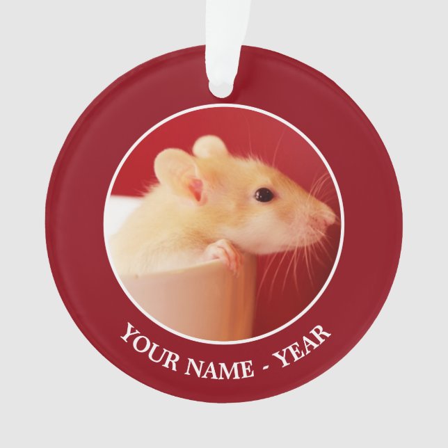 Ornamento Rato do bebê (Frente)