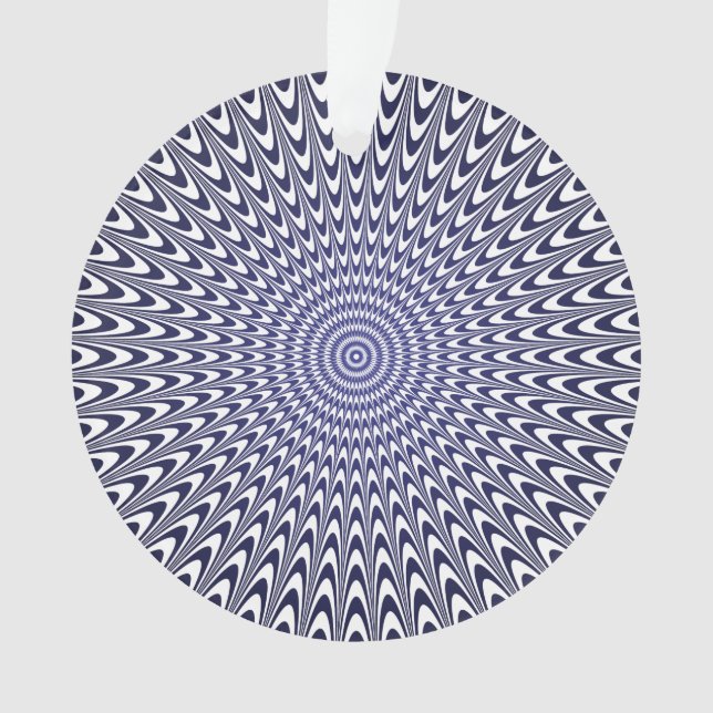 Ornamento Realista de Ilusões Óticas - Geométrica  (Frente)