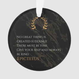 Ornamento Receita por Grandeza de Epictetus