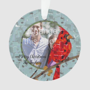 Ornamento Red Cardinal, a ave do Natal