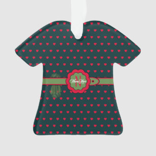 Ornamento Red Dts Bell Doll Vestido Figurina Natal