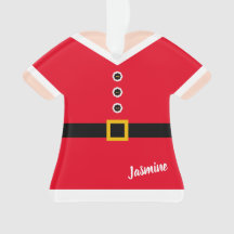 Red Elf Suit Personalizado Natal