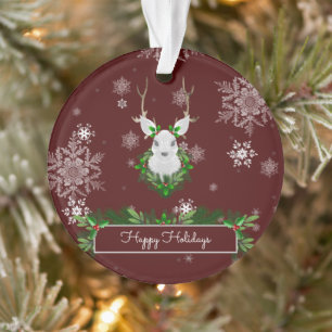 Ornamento Red Reindeer Ornament