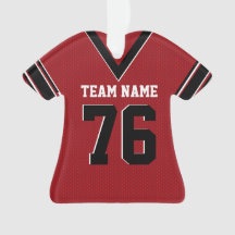 Red Uniform de Futebol Jersey com foto
