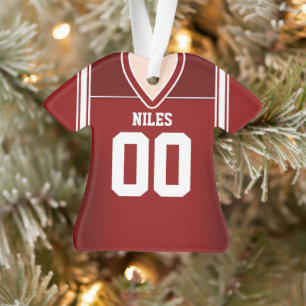 Ornamento Red/White Football Jersey