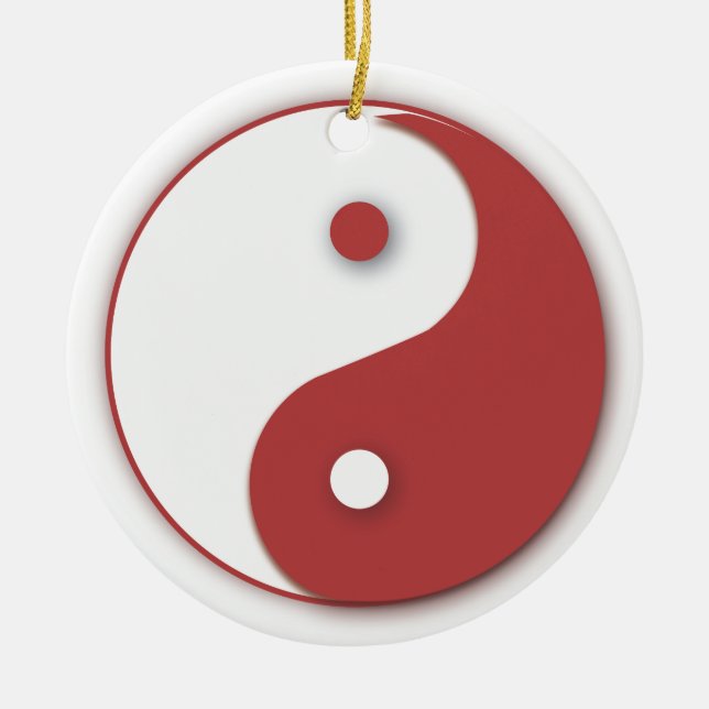 ornamento Red Yinyang (Frente)