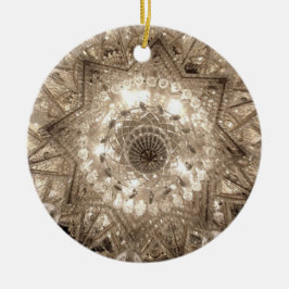 Ornamento Redondo "Cristal" (Prata)