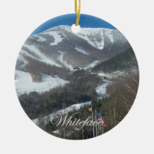 Ornamento redondo da montanha de Whiteface