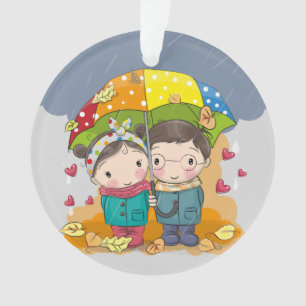 Ornamento Redondo de Ano de Manutenção da Amizade