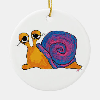 Ornamento redondo do caracol dobro