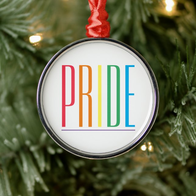 Ornamento Redondo PRIDE Premium (Árvore)