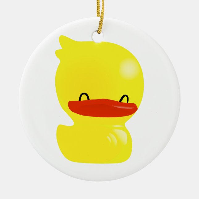 Ornamento Redondo Super Bonito Ducky (Frente)