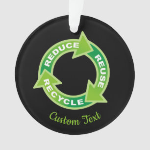 Ornamento Reduzir a reutilização do Reciclar