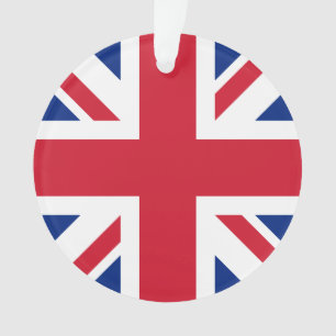 Ornamento Reino Unido Bandeira Union Jack das Colônias Britâ
