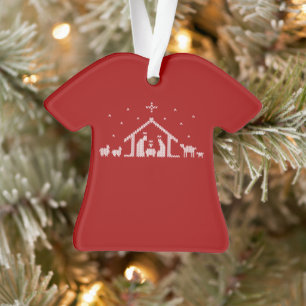 Ornamento Religião De Natal Feio De Natividade