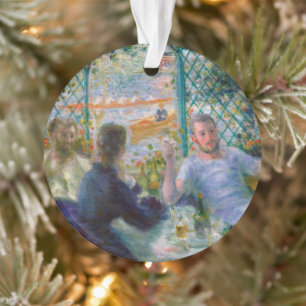 Ornamento Renoir Lunch no restaurante Fournaise Rowers Lunch