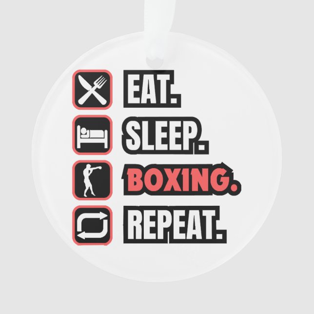 Ornamento Repetir Boxing de Repouso (Frente)
