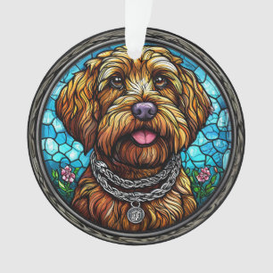 Ornamento Retrato de cachorro fofo