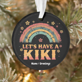 Ornamento Retrô de Gênero LGBT Trans Engraçado "Vamos tem Ki