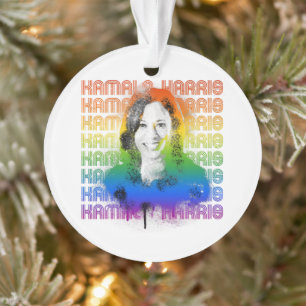 Ornamento Retro Kamala Harris Pride