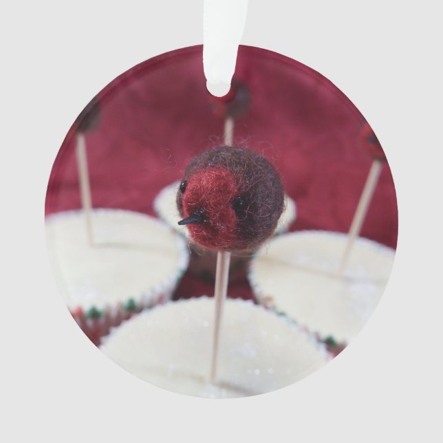 Ornamento Robin Cupcakes Ornament (Frente)
