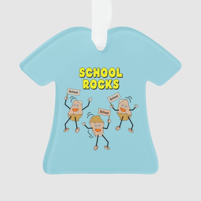 Ornamento Rocks na escola (Frente)