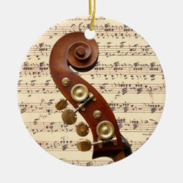 Ornamento - rolo com partitura