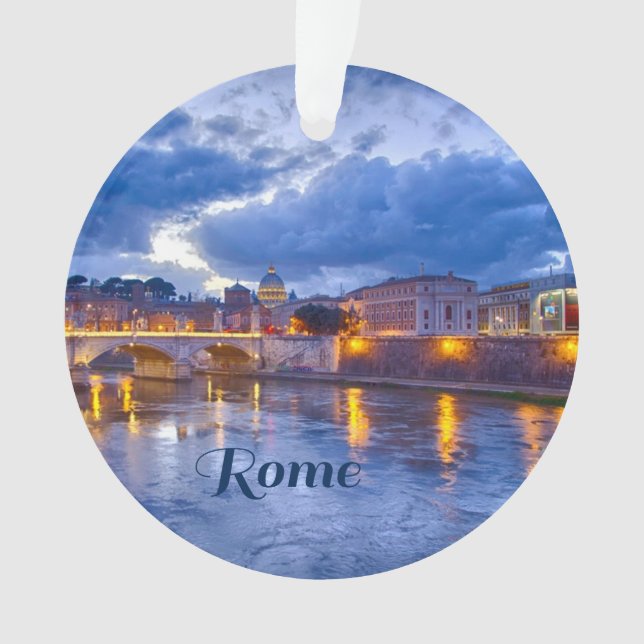 Ornamento Roma Itália linda (Frente)