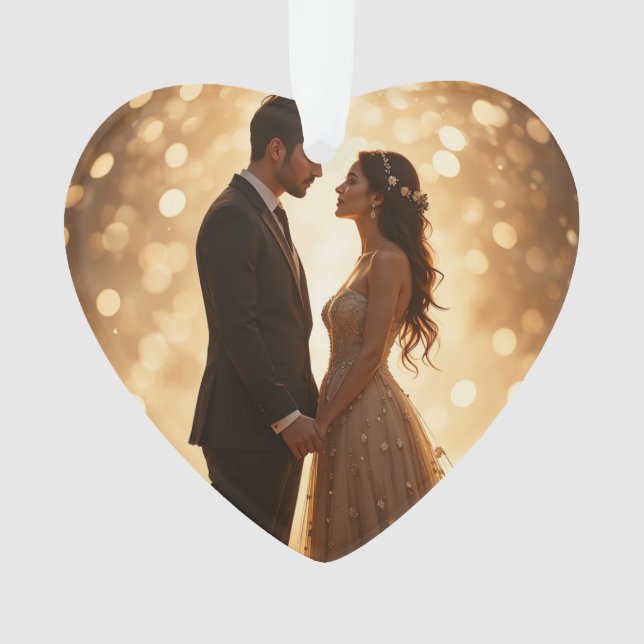 Ornamento Romantic Couple in Love (Frente)