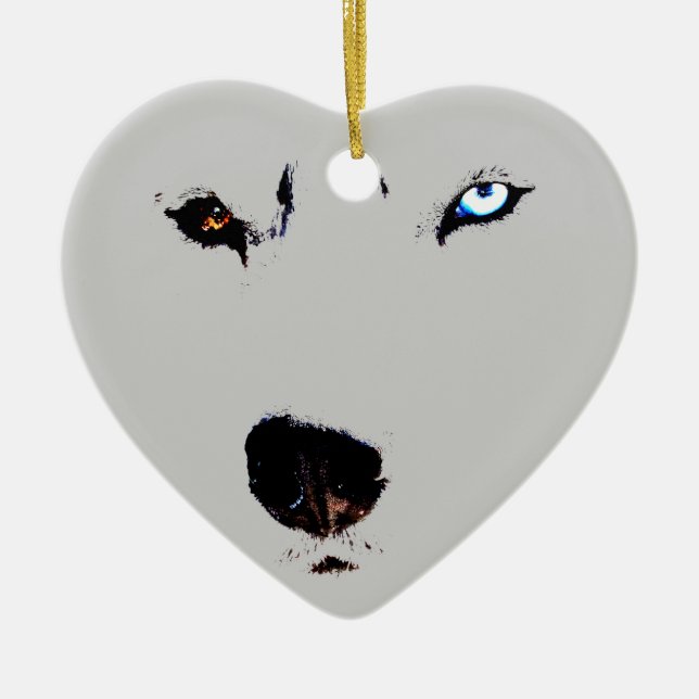 Ornamento ronco o rouco personalizado Eyes (Frente)