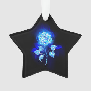 Ornamento Rosa azul queimado