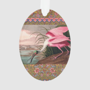 Ornamento Roseate Spoonbill Audubon Bird Willife