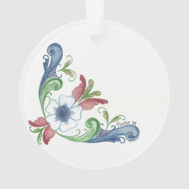 Ornamento Rosemal Ornament (Verso)