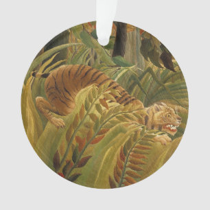 Ornamento Rousseau Arte Tropical de Tigres