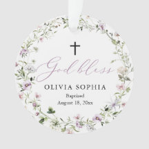 Roxinha Roxinha Batismo Acrilato De Flor