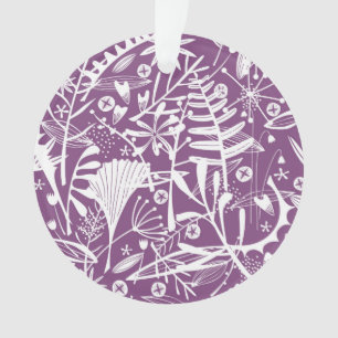 Ornamento Roxo Botatânico Moderno