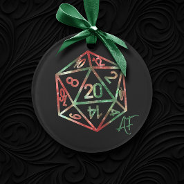 Ornamento RPG Crit AF | XMAS Fantasy Tabletop Gamer Dice