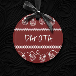 Ornamento RPG Luzes vermelhas | Fantasy Tabletop Retro Gamer