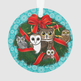 Ornamento Rua de Natal das Corujas Birdorable