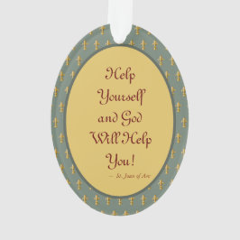 Ornamento Rua. Joan of Arc (JM 28)