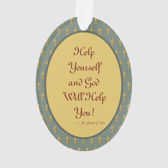 Ornamento Rua. Joan of Arc (JM 28) (Verso)