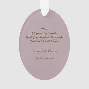 Ornamento Rua. Peter (PM 07) Acrílico