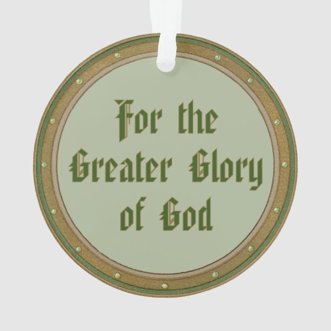 Ornamento Ruas. Ignatius Loyola (BK 050; Motto) (Verso)