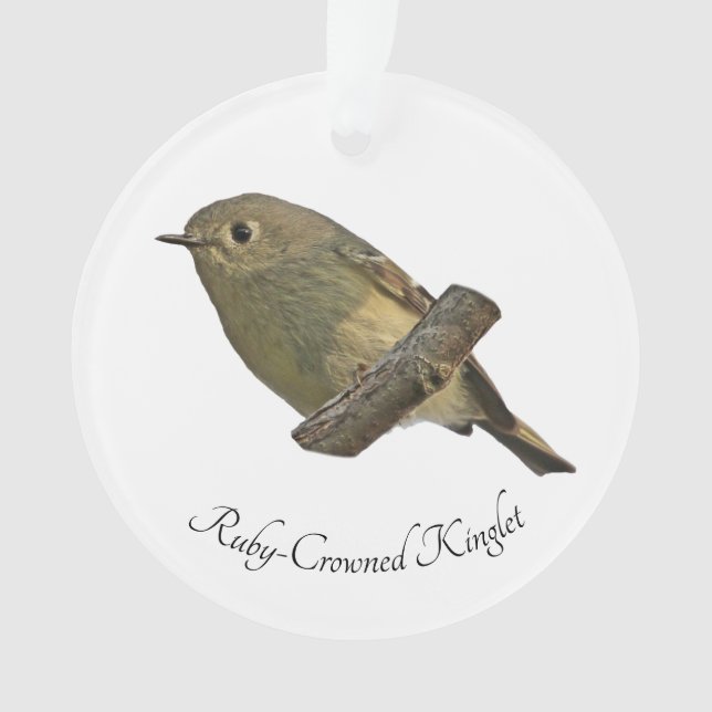 Ornamento Ruby Crowned Kinglet (Frente)