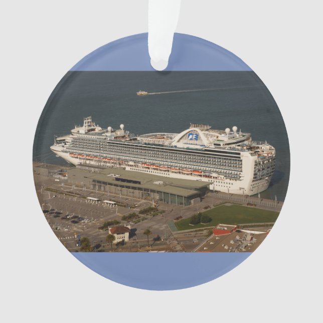 Ornamento Ruby Princess Cruise, SF Ornament (Frente)