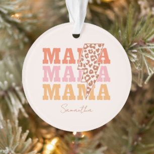 Ornamento Rustic "Mama" Repete