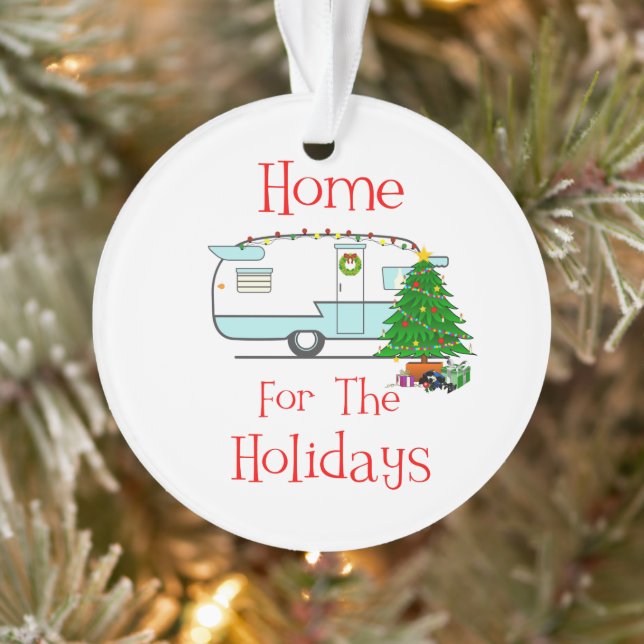 Ornamento RV Casa Para Feriados (Árvore)