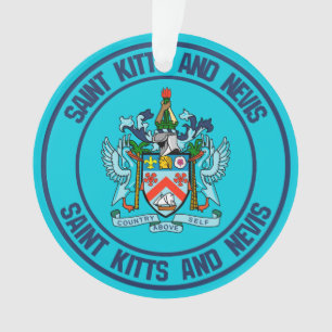 Ornamento Saint Kitts and Nevis Round Emblem