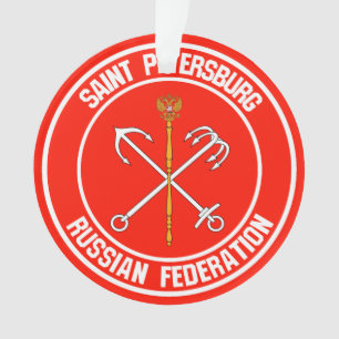 Ornamento Saint Petersburg Round Emblem